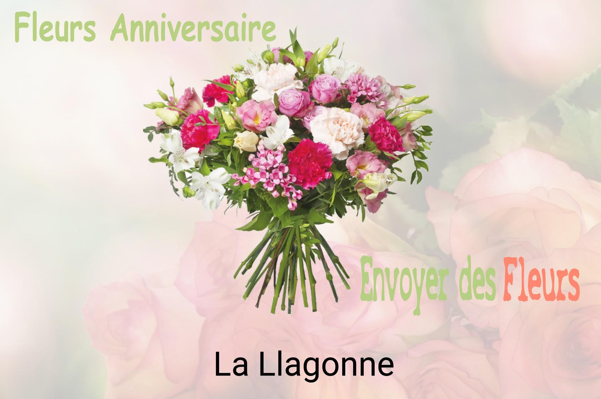 Bouquet de fleurs d’anniversaire livré à La Llagonne